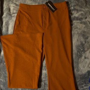 Brown Flare Bottoms